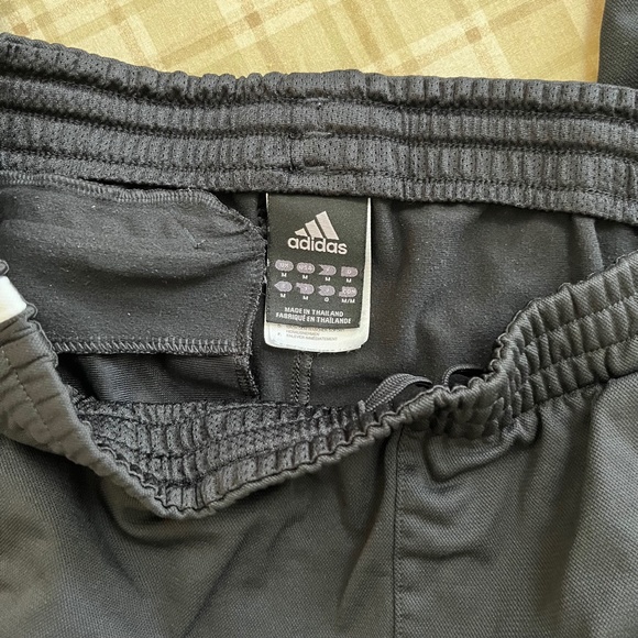 Adidas 3 Stripe Black Track Pant/Size Medium - Picture 7 of 7